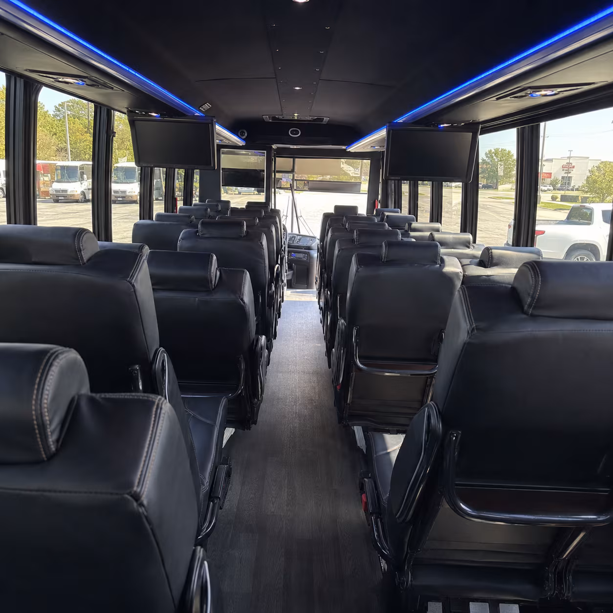 Kansas City Airport Shuttle & Transportation party bus exterior