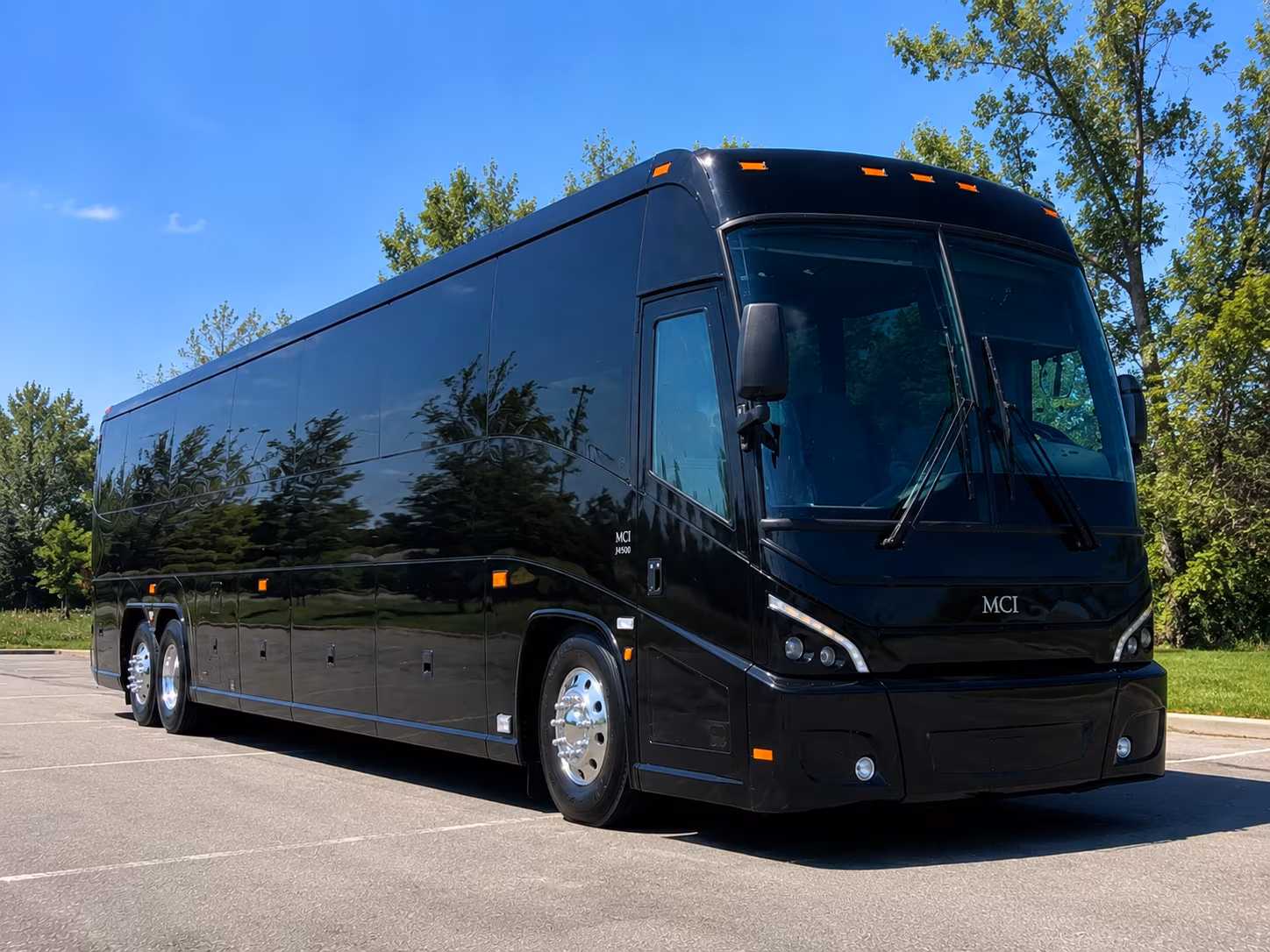 Kansas City Airport Shuttle & Transportation party bus interior