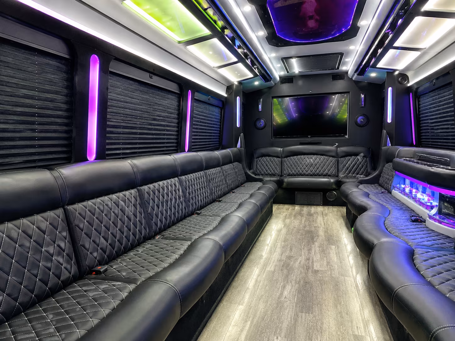 Kansas City Bachelor & Bachelorette Transportation party bus exterior