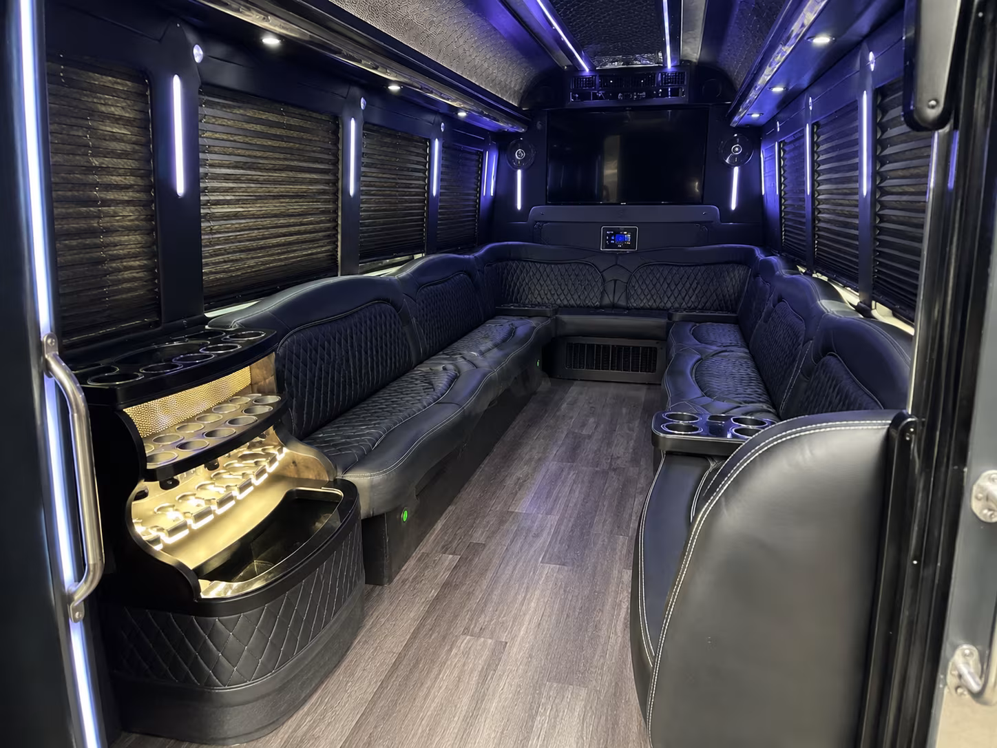 Kansas City Bachelor & Bachelorette Transportation party bus exterior