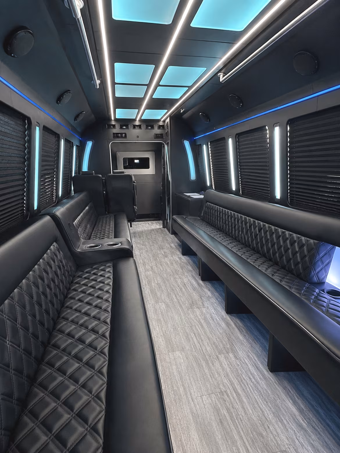 Kansas City Concert & Music Festival Transportation party bus interior
