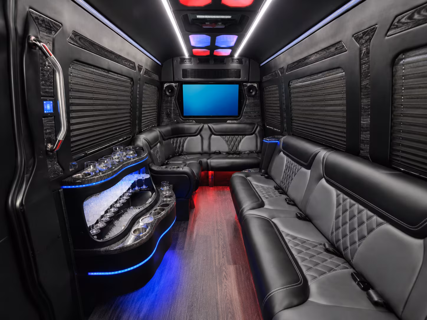 Kansas City Corporate Transportation party bus exterior