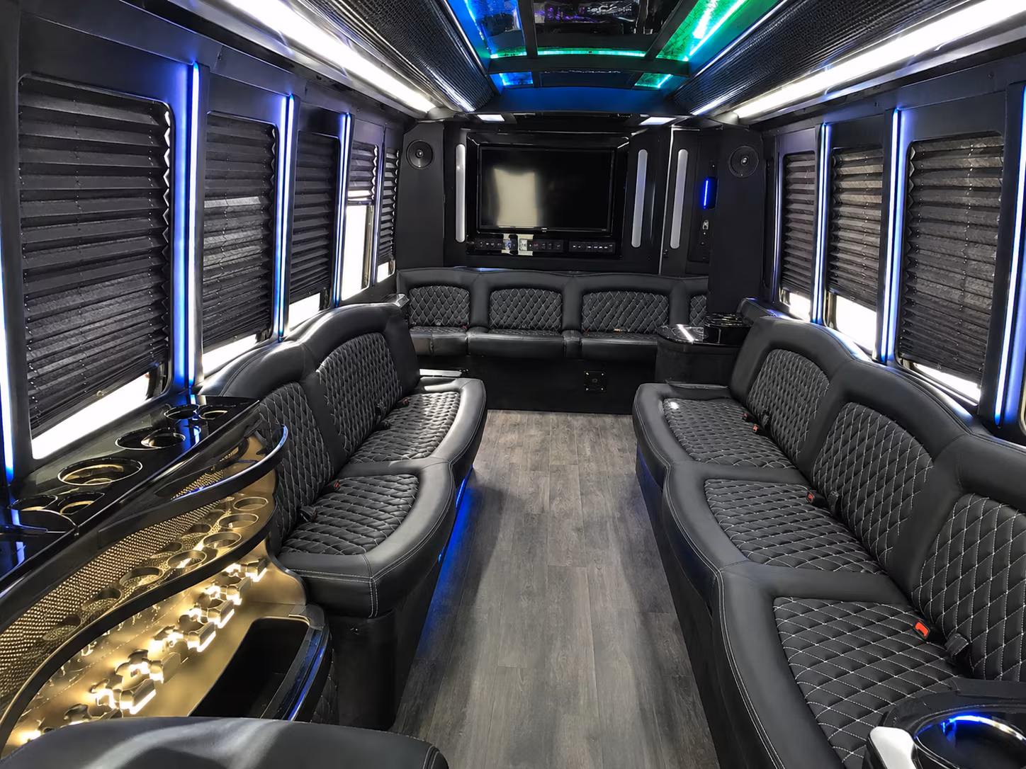 Kansas City Private Event Transportation party bus exterior