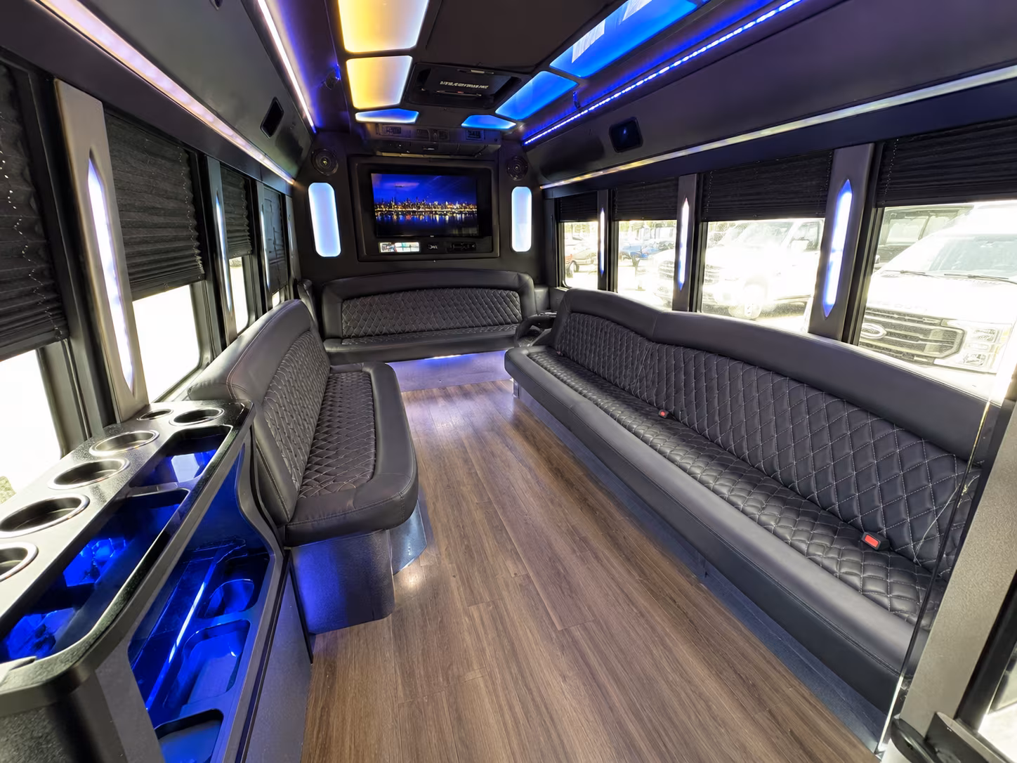 Kansas City Private Event Transportation party bus exterior