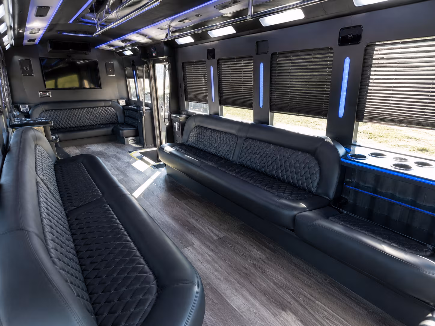 Kansas City Private Event Transportation party bus exterior