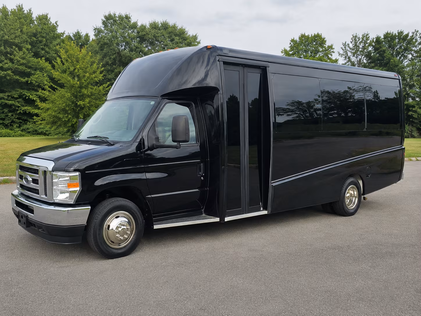 Kansas City School Event Transportation party bus exterior