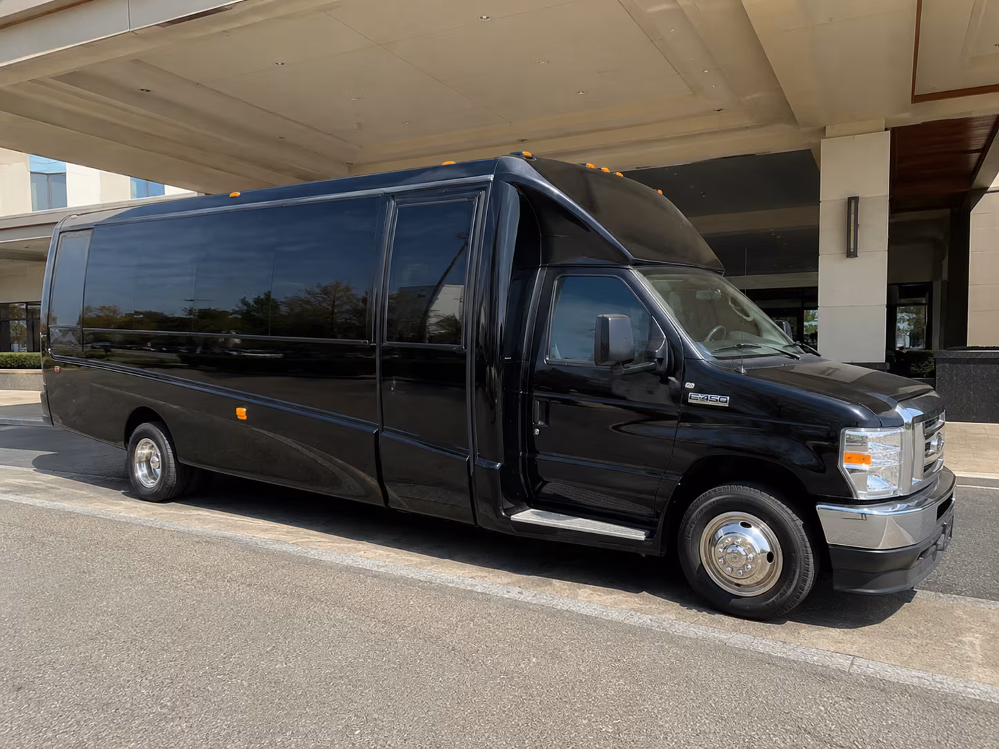 Kansas City Sporting Event Transportation party bus exterior