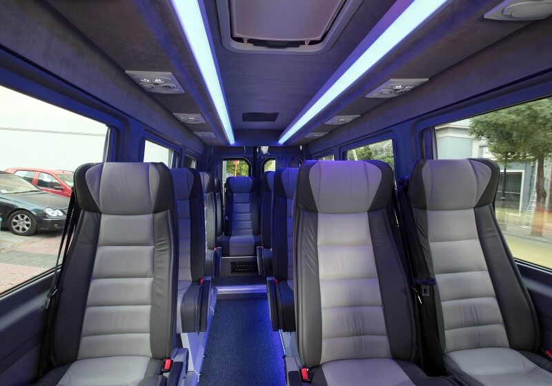 Overland Park 18 Passenger Van/Minibus Interior