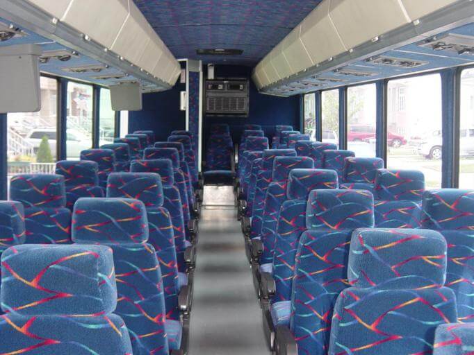 Manhattan 35 Passenger Shuttle Bus Interior