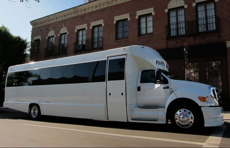 Shawnee 30 Passenger Party Bus White