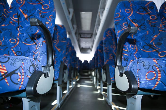 Overland Park 47-56 Passenger Charter Buses Interior